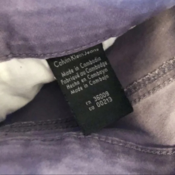 Calvin Klein Ultimate Skinny Jeans Lavender - Picture 4 of 4